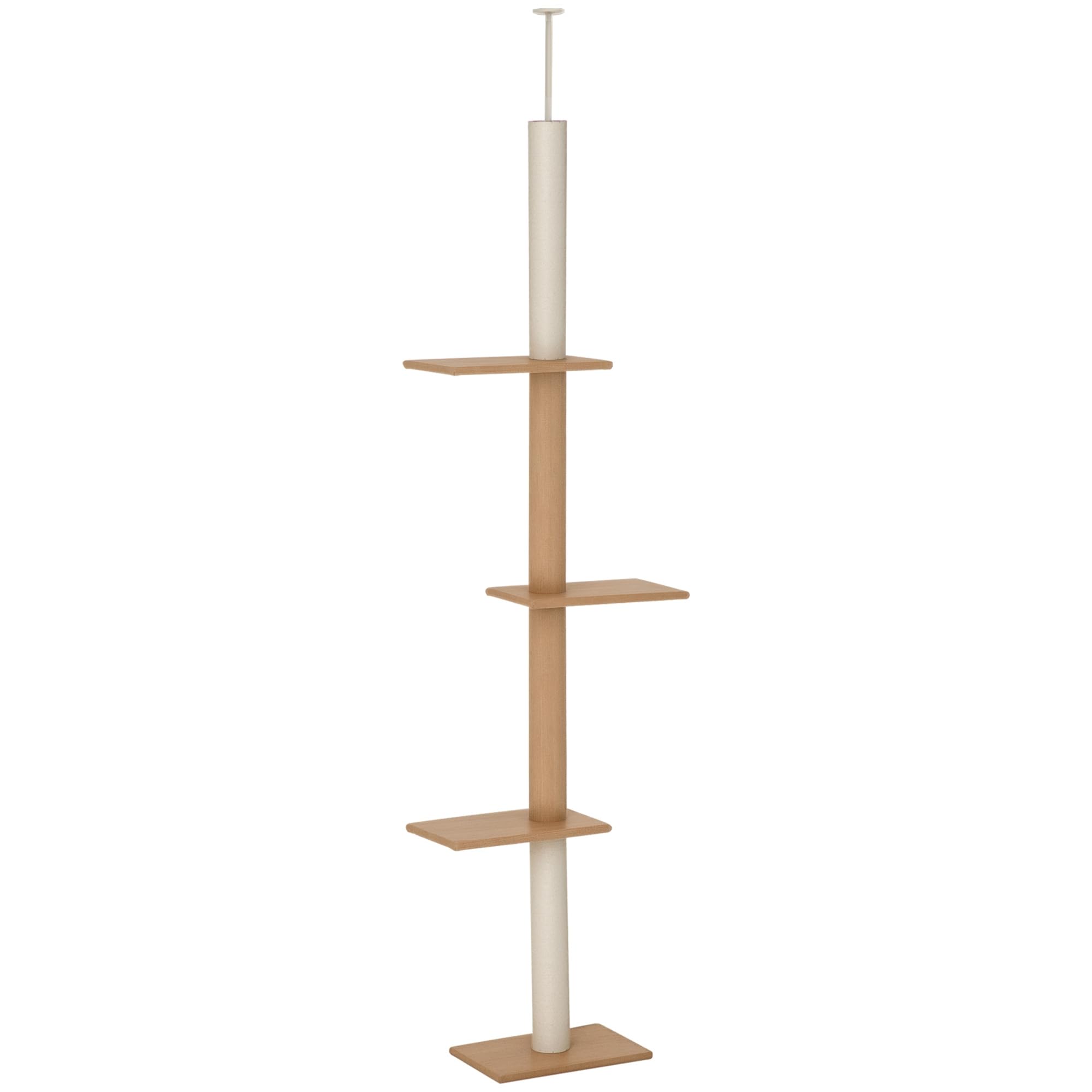 PawHut Kattenboom Krabpaal Kattenkrabpaal Klimboom Sisal Trap 170 Cm Beige Grijs 5q 9vdq 3the Aanbieding 47107869