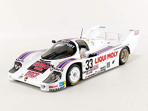 Minichamps 155836633 1: 18 Porsche 956k-Brun Motorsport-Stuck/Grohs/Brun-1000 Km Spa 1983 Car, White Minichamps 155836633 1: 18 Porsche 956k-Brun Motorsport-Stuck/Grohs/Brun-1000 Km Spa 1983 Car, White
