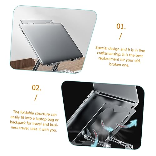 Tofficu Soporte Ajustable para Portátil de Aluminio miniatura 4