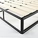 ZINUS Metal Box Spring with Wood Slats, 9 Inch Mattress Foundation, Sturdy Steel Structure, Easy Assembly, Queen