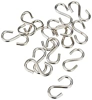 Chapuis 230/17Z 100-er Set gleiche S-Haken - Verzinkter Stahl - Durchmesser 3 mm - Öffnung 6 mm