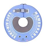 Anillo flotador de cuello para bebé de espuma perlada. No requiere inflado. Esta es la opción más segura para los bebés que no tienen la capacidad de nadar o caminar.