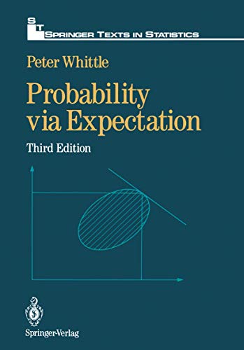 Probability Via Expectation (Springer Texts in Statistics) view 2