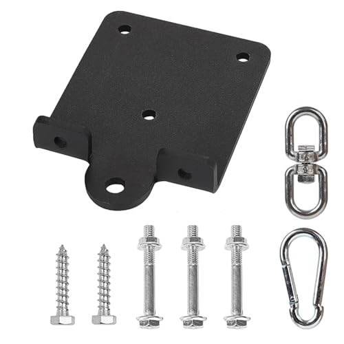 KingBra Heavy Punching Bag Hanger, Heavy Boxing Punching Bag Mount Hanger Bracket, 360° Rotation Wall Ceiling Mount Wood Beam Hook for Boxing Muay Thai Training, Aerial Yoga