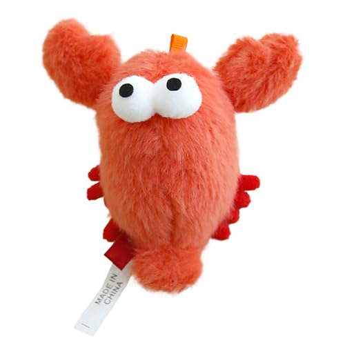 Genérico Catnip Toys for Cats, Cute Plush Interactive Crab and Lobster Teething Toys, Enrichment and Exercise for Self-Play, Boredom Relief at Home or Apartment