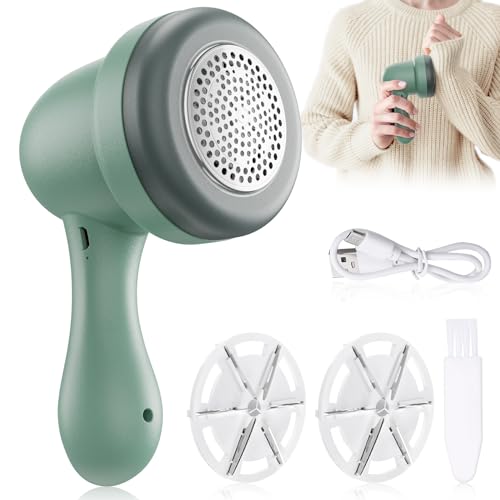 Fusselrasierer, Tragbarer Fusselbürste, Wiederaufladbarer USB Fusselentferner für Kleidung...