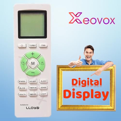 Image of Lloyd AC Remote Control for Lloyd AC Remote 1.5 ton Original 233. Loyd ac Remote 1 1.5 2 ton ac 233 (Exactly Same Remote Will Only Work)