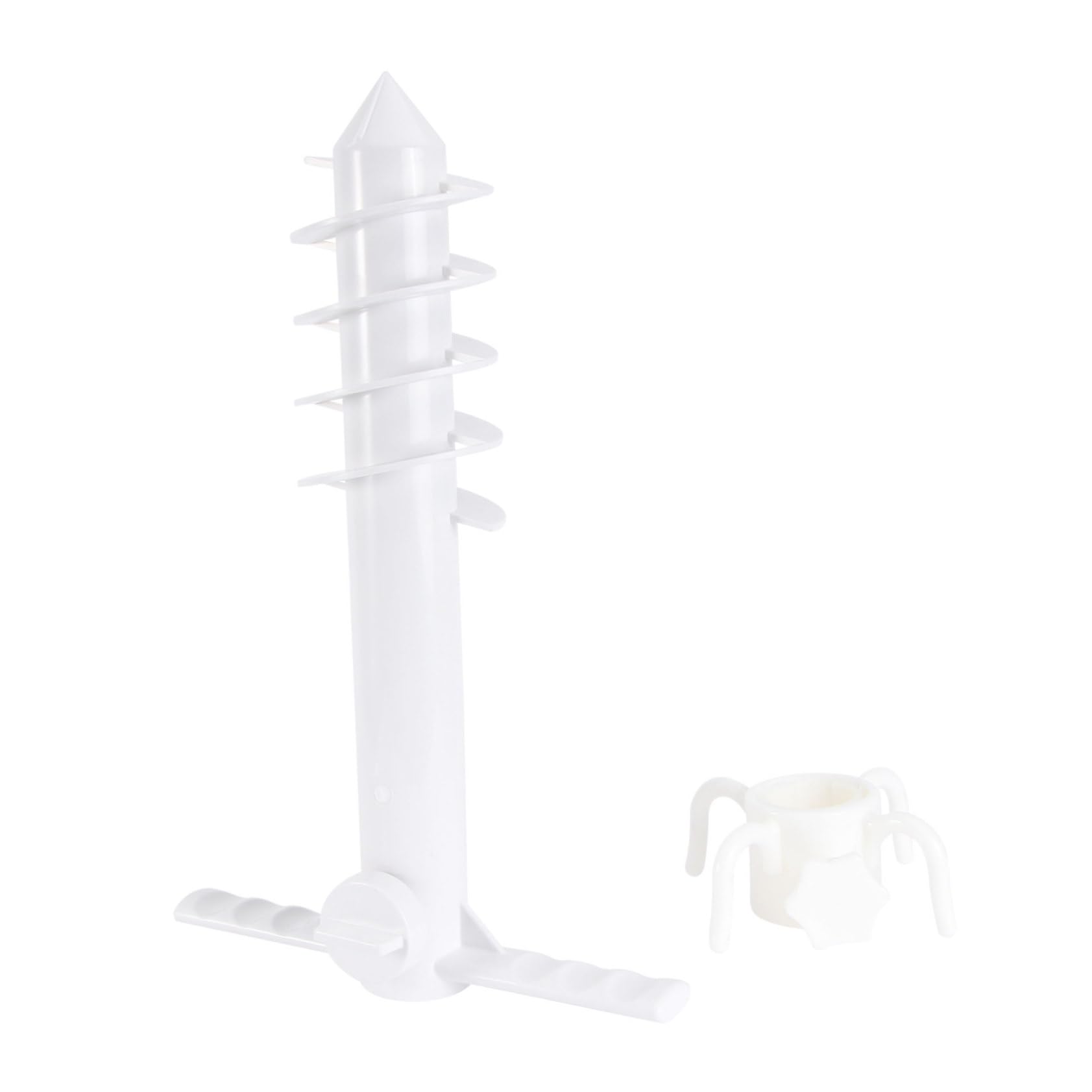 Abaodam 2 Piezas Anclaje para Sombrilla de Playa Accesorio Fijo con Plástica Abs Resistente Base Estable para Arena y Césped Fácil Instalación para Sombrillas y Toldos Playa