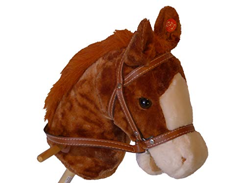 Braunes Steckenpferd Slh 2111 - Stabpferd - Holz-Kinderpferd -...