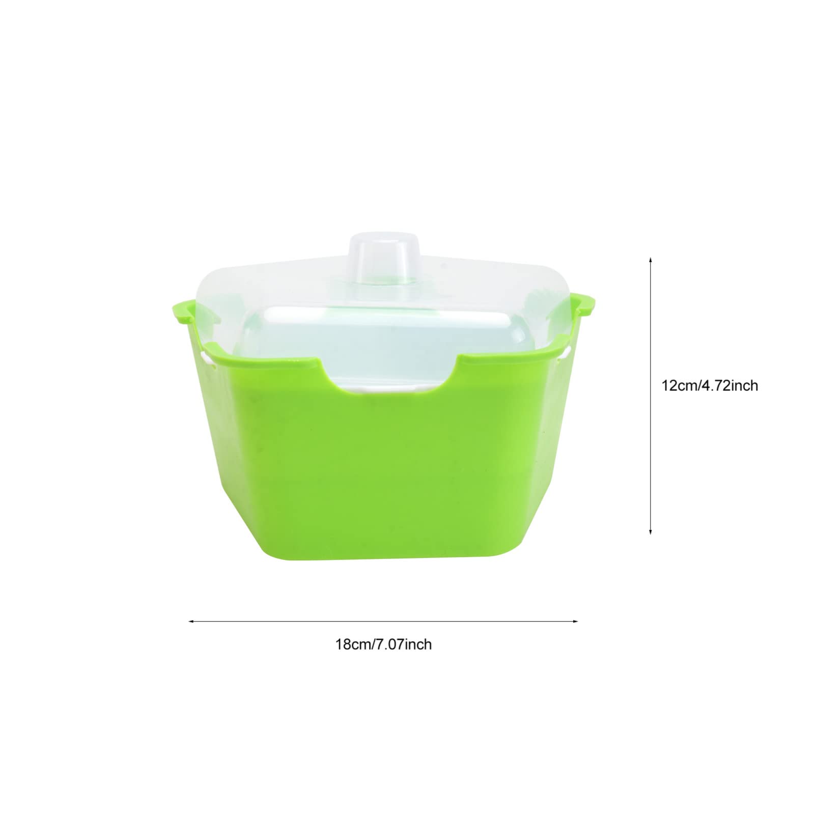 Happyyami 4ensembles Boîtes De Germination Multifonctionnelles pour Plantes Bac De Semis De Qualité Alimentaire avec Couvercles pour Jardinage Intérieur