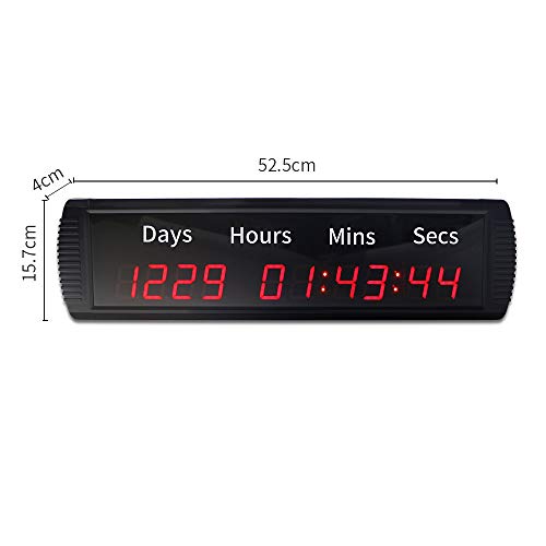 Reloj de pared LED GANXIN cuenta regresiva digital miniatura 2