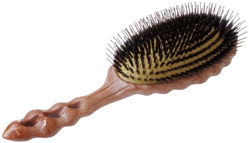YS Park Hair Brush - Beetle - Luster Air Cushion - Marble Wood Air Vent - Boar & Nylon YS-BR50AS2