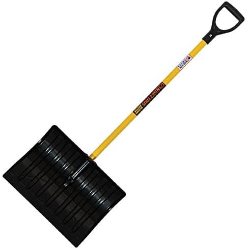 MRC SeymourCommercial Snow Shovel with Fiberglass Handle (18 Inch Blade, 44 Inch Handle)