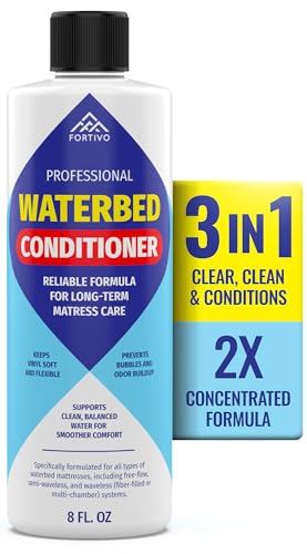 Waterbed Conditioner Concentrated Formula for Routine Waterbed Care and Long-Term Use Compatible with Waveless Hardside Softside and Full Depth Waterbed Mattresses 8 oz
