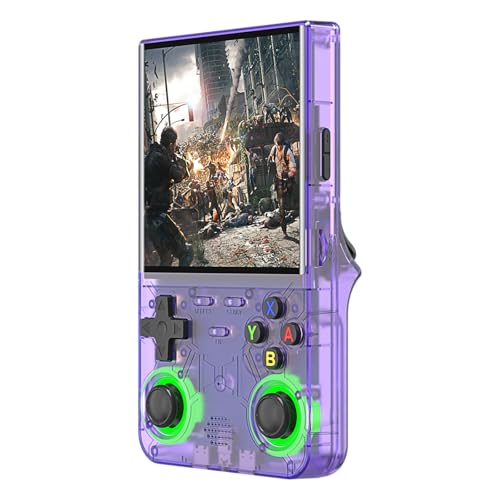 Consola Retro Portátil R36 Ultra 2025 Pantalla HD 4" 21.000 Juegos Emulador 20 Sistemas (PS1/PSP/N64/GBA) Joysticks 3D LED RGB 128GB WiFi HDMI – Regalos Nostálgicos y Originales para Niños y Adultos