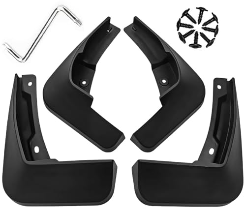 Image of Mud Flaps Mud Guards Fit for Chevrolet Malibu XL 2016-2019, Front & Rear Mud Splash Guards Accessories - 4 Pc, Black