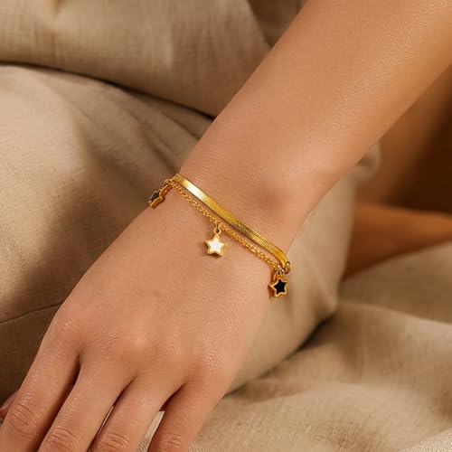 Image of Rubans Demi Fine Stainless Steel Bracelet Waterproof Gift for Women & Girls