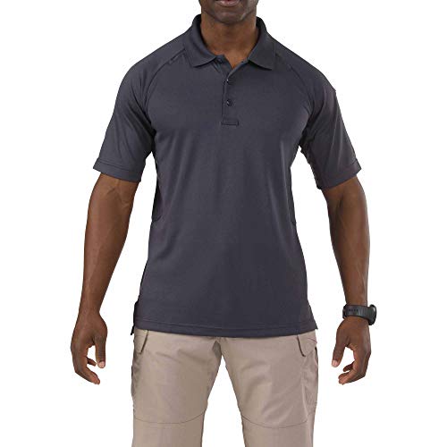 5.11 Tactical Men's Performance Short Sleeve Polo, Style 71049, Charcoal, X-Small