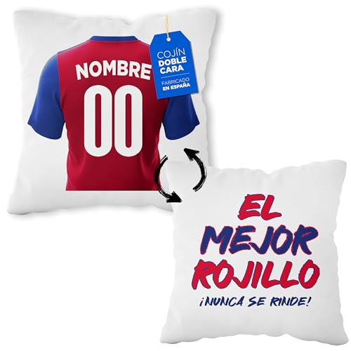 LINFORMAL Cojín Personalizado Fútbol - Diseño Doble Cara con