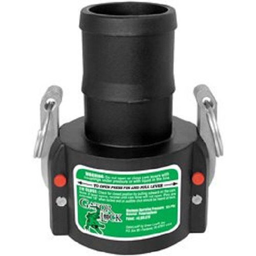 Green Leaf GLP 300 C Series Polypropylene Gator Lock Cam Lever Coupling, Locking, 3" Female Coupler/Hose Shank