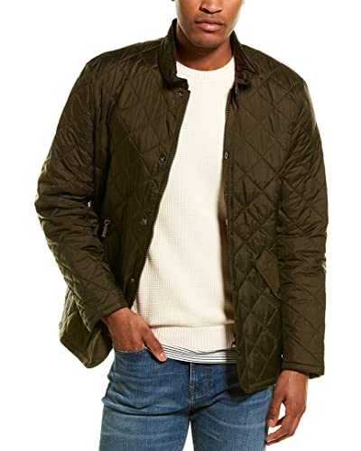 Barbour Mens Chelsea Quilted Jacket, Xxl, Green