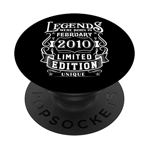 Cumpleaños Febrero 2010 Edición Limitada Regalo February PopSockets PopGrip Intercambiable