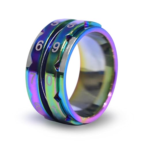 KnitPro - KnitPro Reihenzähler (8-18 2 mm) Regenbogenring - 1 Stück Rainbow