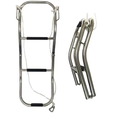 MARINE CITY Stainless Steel 3 Step Boat Ladder Cover