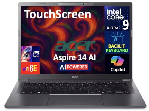 Acer Aspire Laptop 14" Core i9 32GB 1TB SSD Windows 11 miniatura 2