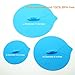 Silicone Bowl Lid, Set of 3 Reusable Steam Suction Seal Cover for Bowl, Pot, Cup - Safe in Dishwasher Microwave - Keep Food Fresh and Safe - Spill Stopper - Heat-resistant Silicone - BPA free