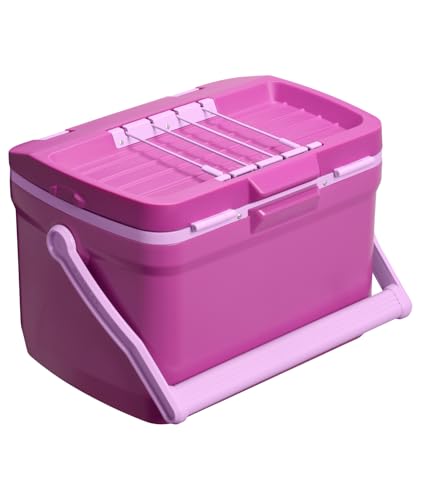 Image of Stanley Adventure Outdoor Cooler 16 qt | Heavy Duty Outdoor Camping Cooler with Easy Carry Top Handle | BPA-Free | Dark Blossom