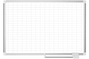 MasterVision Grid Whiteboard: Organizational Powerhouse for Planning and Collaboration