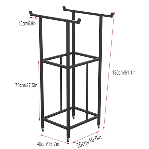 Carro para cajas de cartón y paneles con ruedas para almacenamiento vertical de muestras 3