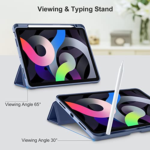 Image of Akkerds for iPad Air 11 Inch Case M4 /M3 /M2, Air 5th /4th Gen 10.9, Blue Gray