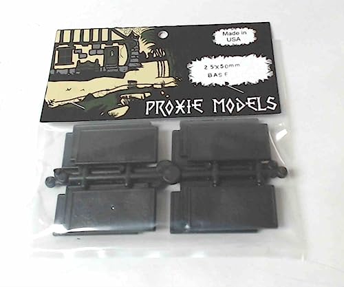25 X 50 mm Rectangle Cavalry Bases- Proxie Models