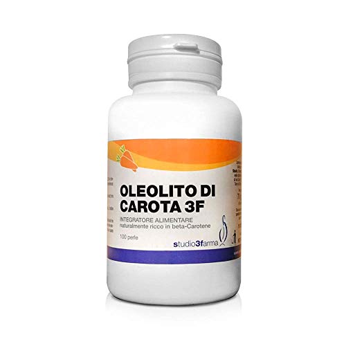 beta carotene - 100 perle - benefico per la vista e la pelle - potente antiossidante - integratore naturale per l'abbronzatura | Prodotto in Italia