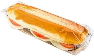 Clear Plastic Sandwich Wrap - High Clarity - 15 3/4" x 11 3/4" - 100 count box