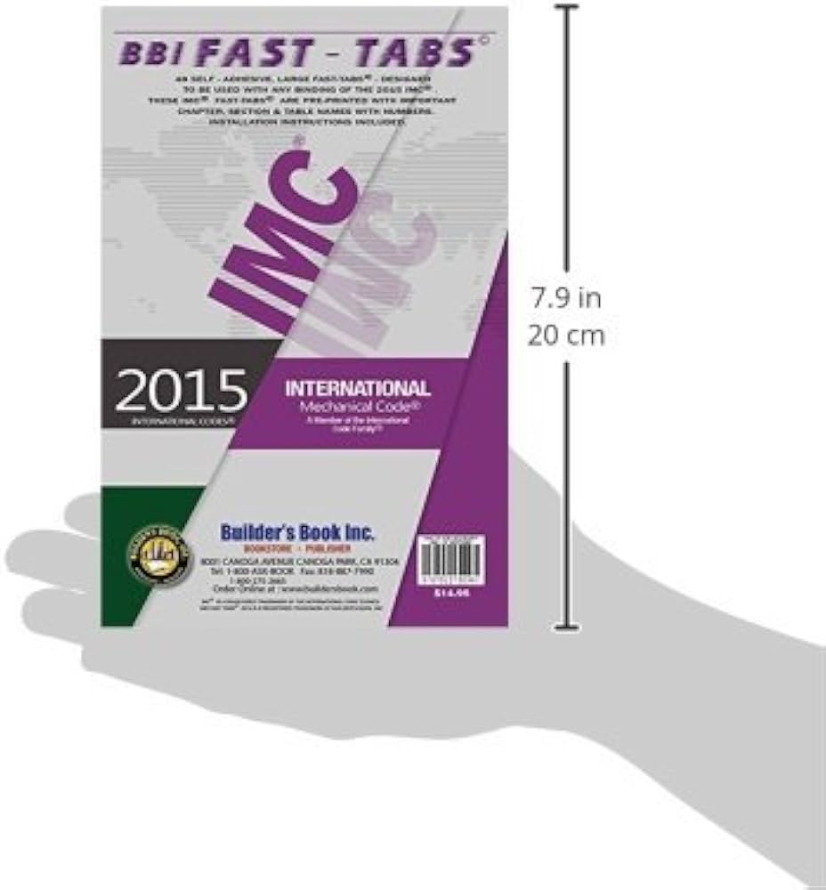 2015 International Mechanical Code Fast-Tabs: Builder's Book, Inc
