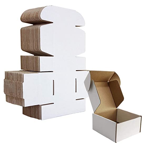 Malani stores 3ply white Self Lock box size:- 4X4X1.5 INCH (PACK OF 25) (B0BXD7RHCH) Amazon Price History, Amazon Price Tracker