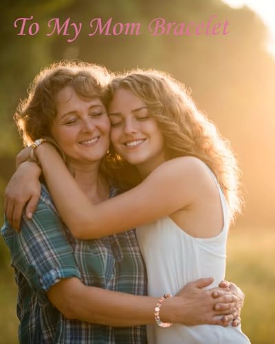 Image of Mother Daughter Bracelets Set for 2 Matching Heart Bracelets for Mother and Daughter to My Mom Bracelet Birthday Mothers Day Gifts for Mom Daughters