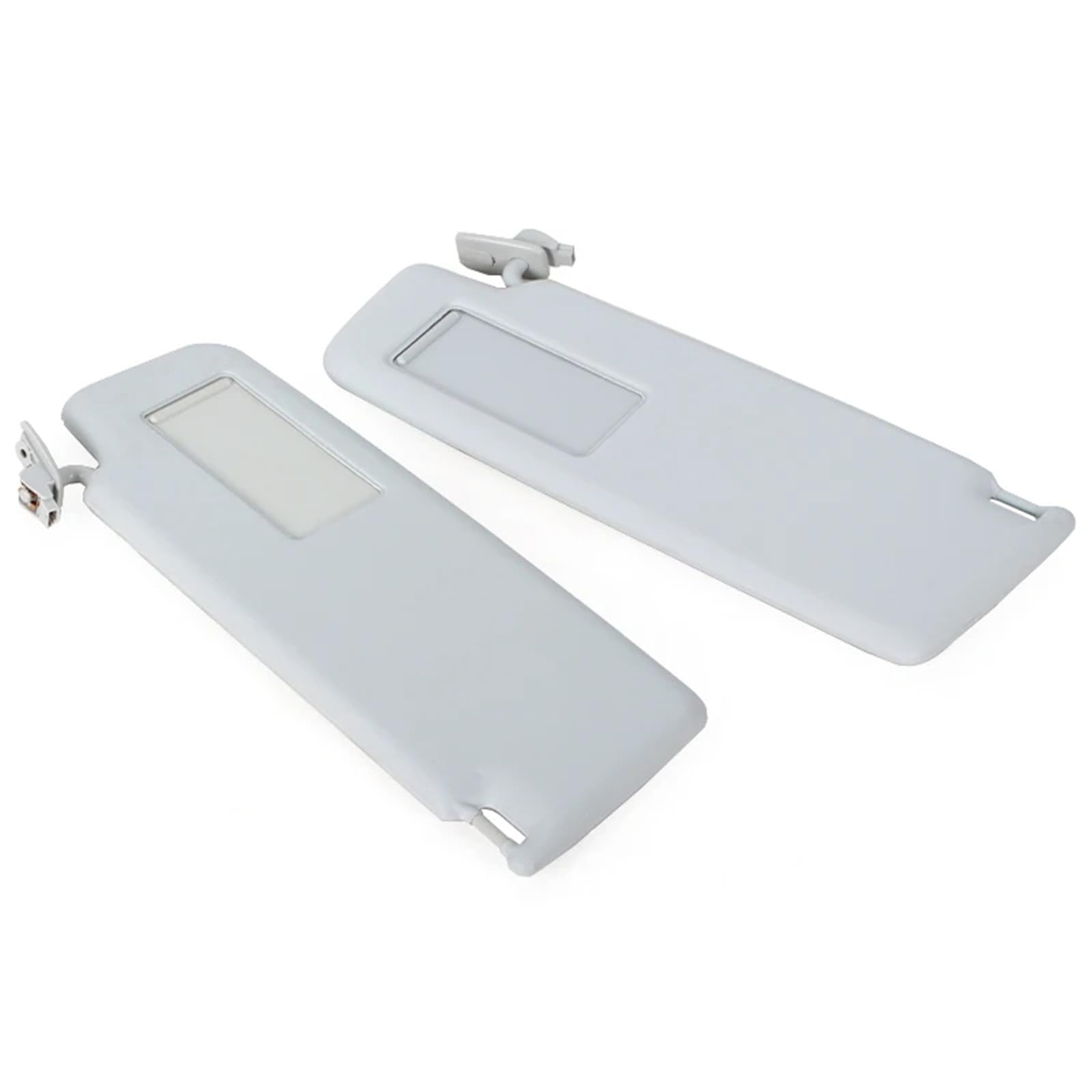 Visiera Parasole Interna per Tiguan 2010 2011 2012 2013 2014 2015 2016, Sinistra Destra pantina Aletta Parasole con Specchio Interni automobilistici,gray-1-left