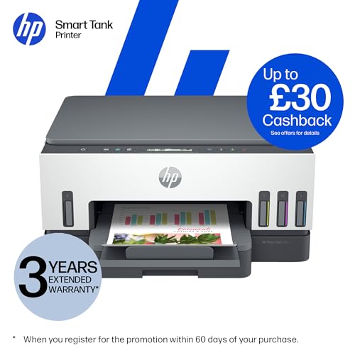 HP Smart Tank 7005 All in One Printer | Perfect for Home | Colour | Wireless | Print, Scan, Copy | Includes up to 3 Years of Ink | Refillable | 2-Sided Printing | Easy Setup | Reliable Wi-Fi - Image 3