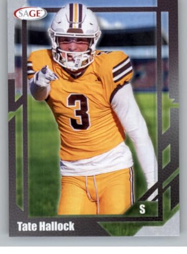 2026 Sage Low Series Silver #18 Tate Hallock RC Rookie Western Michigan Broncos NCAA Football Trading Card