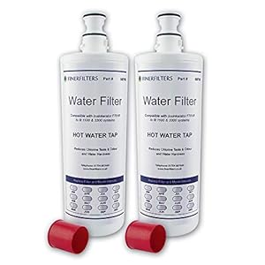 Finerfilters FF-40 Water Filter Cartridge Compatible with InSinkErator F-701R and F-201R Hard Water Filter to fit Neo…