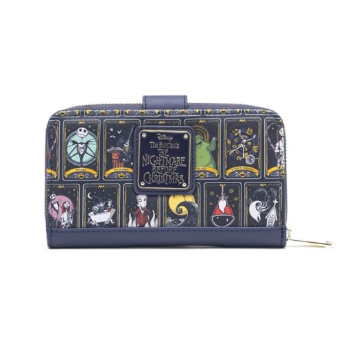 Loungefly Disney Nightmare Before Christmas Allover Print Tarot Wallet2