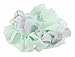 Produktbild Damen Boho Retro weiß umrandeten Chiffon elastische Scrunchie Ponio Haargummi (Mint Flieder)