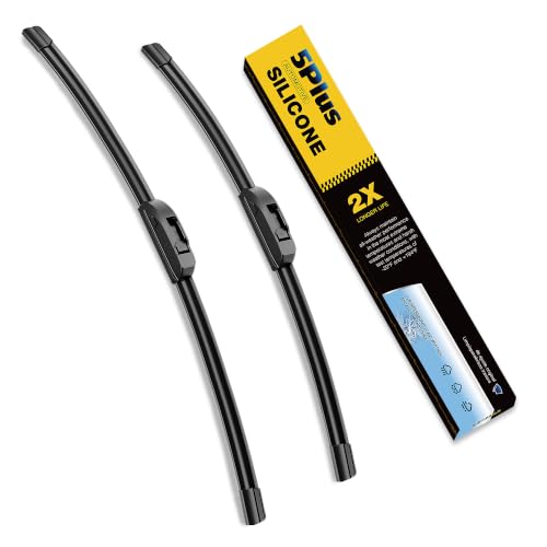 Image of 5 PLUS Premium Silicone Wiper Blades Fits Toyota Sienna 2011-2020