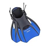 AQUALUNG Unisex Adult Spgfa00001 Compact Travel Snorkel Fins, Blue, Large Men s 10-13 Women 11.5-14 US