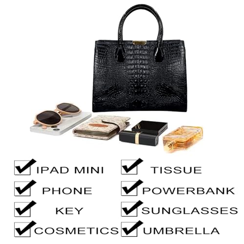 Set de 3 Bolsos Tote de Mujer en Cuero PU miniatura 5