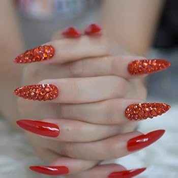 Amazon Com Chinese Red Luxury Fake Nails Full Cover Rhinestones Gorgeous Stiletto Long Custom Press On Nail Handmade Manicure Tips 24 Beauty Personal Care Amazon Com Chinese Red Luxury Fake Nails Full Cover Rhinestones Gorgeous Stiletto Long Custom Press On Nail Handmade Manicure Tips 24 Beauty Personal Care